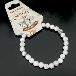 Howlita Branca - Pulseira 6mm - Imagem 3
