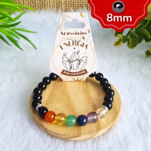 Ônix - Pulseira Pedras da Sorte 8mm