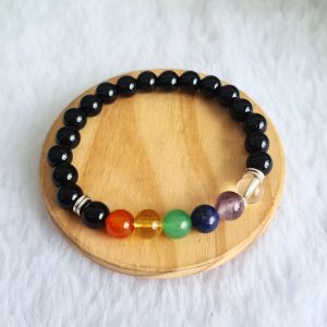 Ônix - Pulseira Pedras da Sorte 8mm - Imagem 3