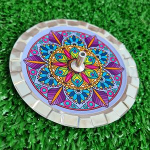 Mandala 4 - Incensário Metal - Imagem 3