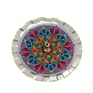 Mandala 4 - Incensário Metal - Imagem 4