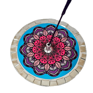 Mandala 3 - Incensário Metal - Imagem 3