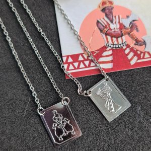 Xangô - Escapulário de Metal Inox - Imagem 3