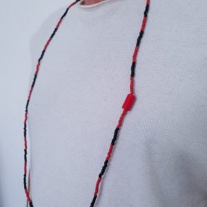 Guia Preto e Vermelho Miçangão c/ Firma - Imagem 4