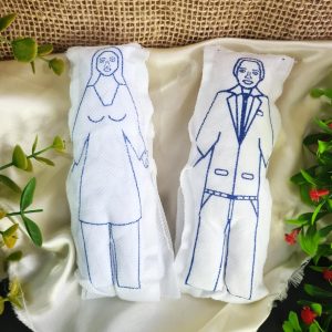 Boneco Vodu Branco - Casal