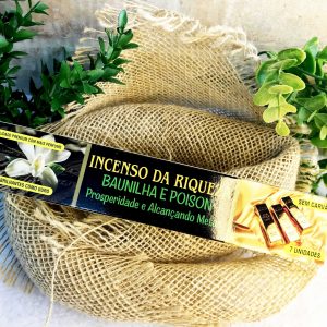 Baunilha e Poison - Incenso da Riqueza