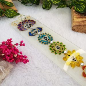 7 Chakras - Incensário de Vidro Retangular - Imagem 3
