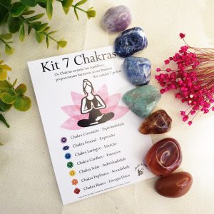 7 Chakras - Kit de Pedras Roladas GR