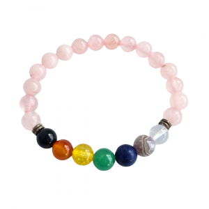 Quartzo Rosa - Pulseira Pedras da Sorte 8mm - Imagem 3