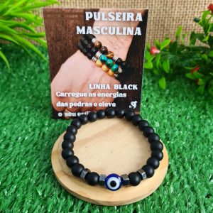 Olho Grego - Pulseira Linha Black