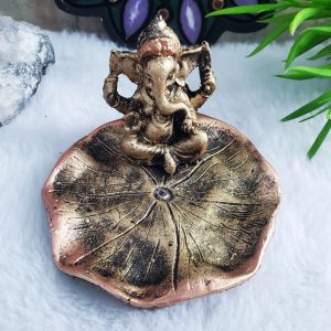 Ganesha - Incensário Pratinho Folha - Imagem 3