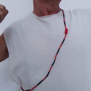 Guia Preto e Vermelho Miçangão c/ Firma - Imagem 5