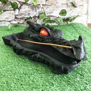 Incensário Cabeça de Dragão - Preto - Imagem 4