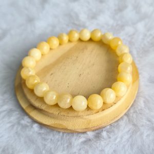 Jade Amarelo - Pulseira 8mm - Imagem 3