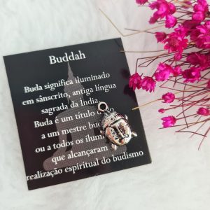 Buda - Talismã de Metal