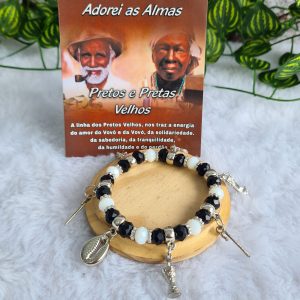 Adorei as Almas/Preto e Preta Velha - Pulseira