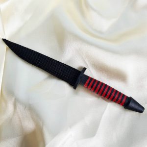 Punhal 13cm - Cabo Preto e Vermelho - Imagem 3
