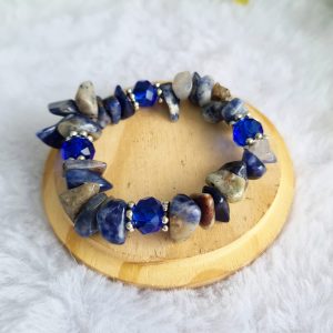 Sodalita - Pulseira Cascalho Grande - Imagem 3
