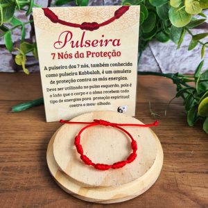 Pulseira 7 Nós da Proteção Kabbalah - Infantil - Imagem 3