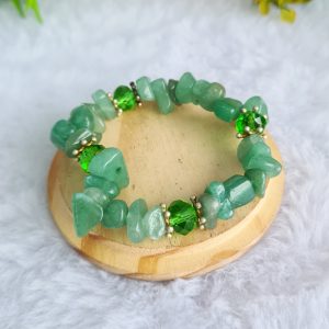 Quartzo Verde - Pulseira Cascalho Grande - Imagem 3