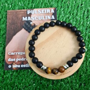 Olho de Tigre - Pulseira Linha Black - Imagem 3