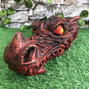 Incensário Cabeça de Dragão - Laranja/Vermelho - Imagem 4