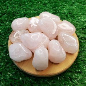 Quartzo Rosa Pedra Rolada - Pct c/ 100g