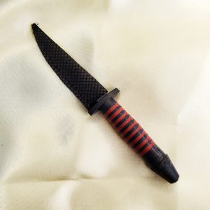 Punhal 11cm - Cabo Preto e Vermelho - Imagem 3
