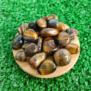 Olho de Tigre Pedra Rolada - Pct c/ 100g