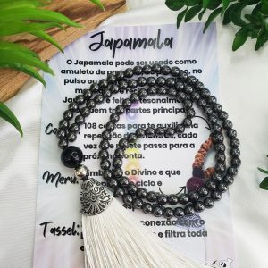 Hematita c/ Onix 6mm - Japamala - Imagem 3
