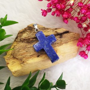 Lápis-Lazúli - Pingente Cruz