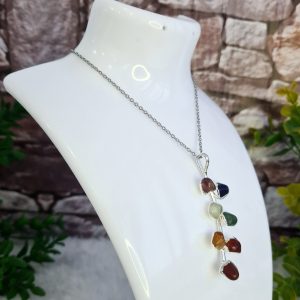 7 Chakras Prateado - Pingente - Imagem 3