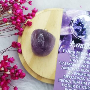 Ametista - Pingente Pedra Rolada