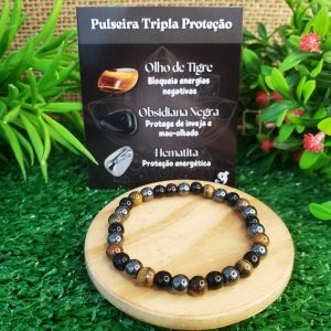 Pulseira Tripla Proteção 6mm