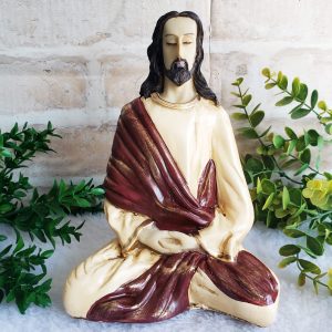 Jesus Cristo Meditando - Bege