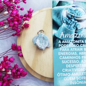 Amazonita - Pingente Pedra Bruta