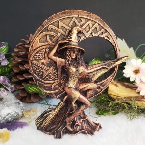 Escultura Bruxa da Lua - Bronze