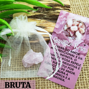 Quartzo Rosa Bruta - Unidade