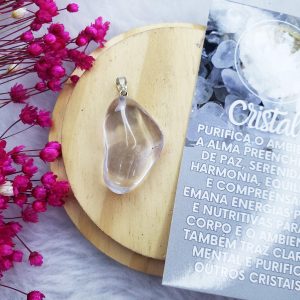 Cristal - Pingente Pedra Rolada