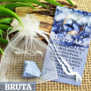 Quartzo Azul Bruta - Unidade