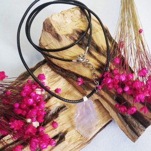 Quartzo Lavanda - Colar Pedra Bruta - Imagem 3
