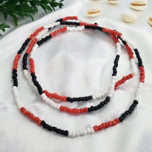 Guia Preto, Branco e Vermelho Miçangão