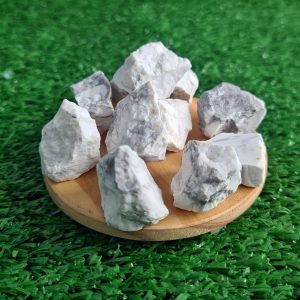 Howlita Branca Pedra Bruta - Pct c/ 100g