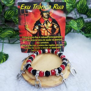Exu Tranca Rua - Pulseira