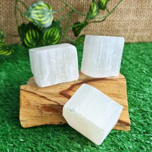 Selenita Branca Pedra Bruta - 250g