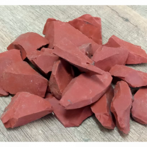Jaspe Vermelho Pedra Bruta - Pct c/ 250g