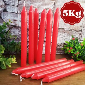 Vela Palito Vermelha 5kg