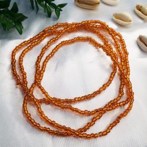 Guia Laranja Brilhante Miçangão