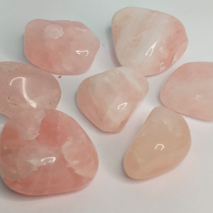 Quartzo Rosa Pedra Rolada - Pct c/ 250g