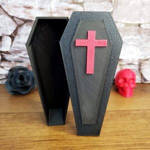 Caixão de Fibra PLA - Preto